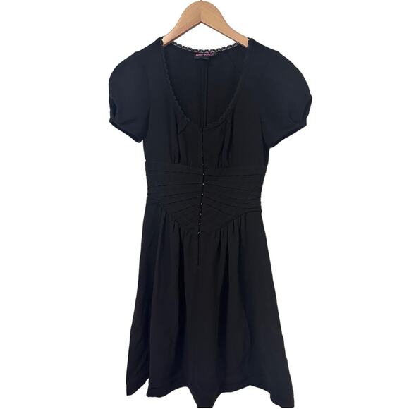 Betsy Johnson Collection Black Rockabilly Dress size 0 - Picture 8 of 8